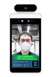 Cheap Infrared Thermometer AI IP65 Face Recognition Access Control System for sale