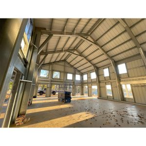 Customizable Steel Frame Warehouse with Strong C-Section and Z-Section Purlin