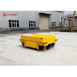 China Battery Powered Rail Coil Transfer Trolley For Plant 50 Ton on sale