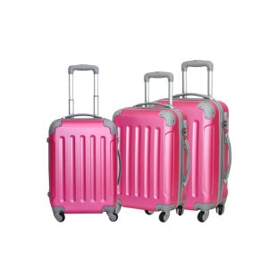 Lightweight Luggage Sets With Spinner Wheels , ABS Sheet Hard Shell Suitcase Set