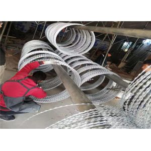 3 SD Trailer Mobile Barrier High Density Security Razor Wire Barbed Type