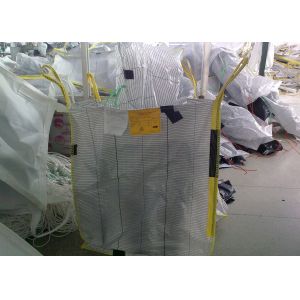 Cheap 1.5 Tons 4 Panel Baffle FIBC Jumbo Bags bulk sacks For Loading Custom Color for sale
