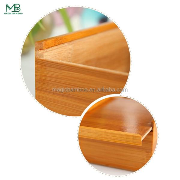 Custom Design Accepted Home Fresh Design Sustainable Bamboo Tissue Box Holder Cover