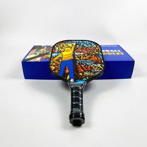 Aramid Honeycomb Pickleball Racquet Hard EVA 3k Carbon Pickleball Paddle Set