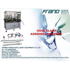 China Easy Operation Assembly Automation Equipment , Automated Padded Hose Clamp on sale