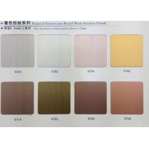 China Hairline Finish Color Coating Aluminum Coil Alloy 3003 24 Gauge Prepainted Aluminium Sheet For Interior Decoration Panel on sale