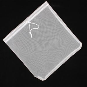 Plain Weave Nylon Filter Cloth Mesh / Nut Milk Filter Bag 80 Mesh Customized