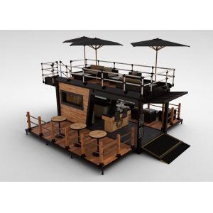 Topshaw Prefab Bar Container Modular Movable Shipping Container Restaurant
