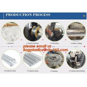 Transparent PVC Spiral Steel Wire Reinforced Pipe Floating Dredge Hose