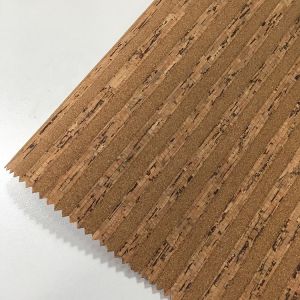 Breathable Cork Leather Fabric Sofa Furniture Applied 54" Width Pattern Finished