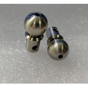 High Precision Cnc Machining Services Titanium Ball Head Kingpin Racing