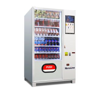 New Model cuatm desigh Snack and Drink Combo Black Vendlife Vending Machine for