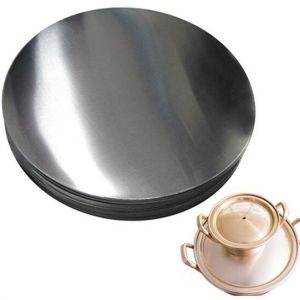 China 0.5mm Alloy 1050 3003 H14 Temper Aluminum Round Plate For kitchenware on sale