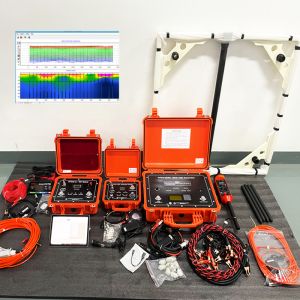 China Electromagnetic Time Domain Geophysical Instrument With 10KW Transmitter For Subsoil on sale