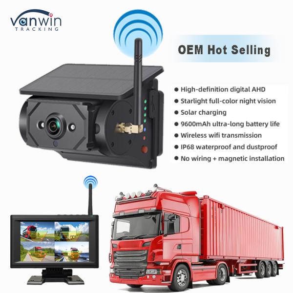 Quality Solar Powered WiFi Backup Security System Waterproof CCD Image Sensor Dash Cam wholesale