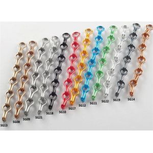 Supermarket 5m Width Decorative Wire Mesh Aluminum Chain Link Curtains