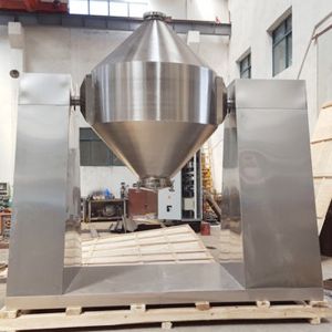 Mini Industrial Dry Double Conical Blender Machine For Powder Mixing