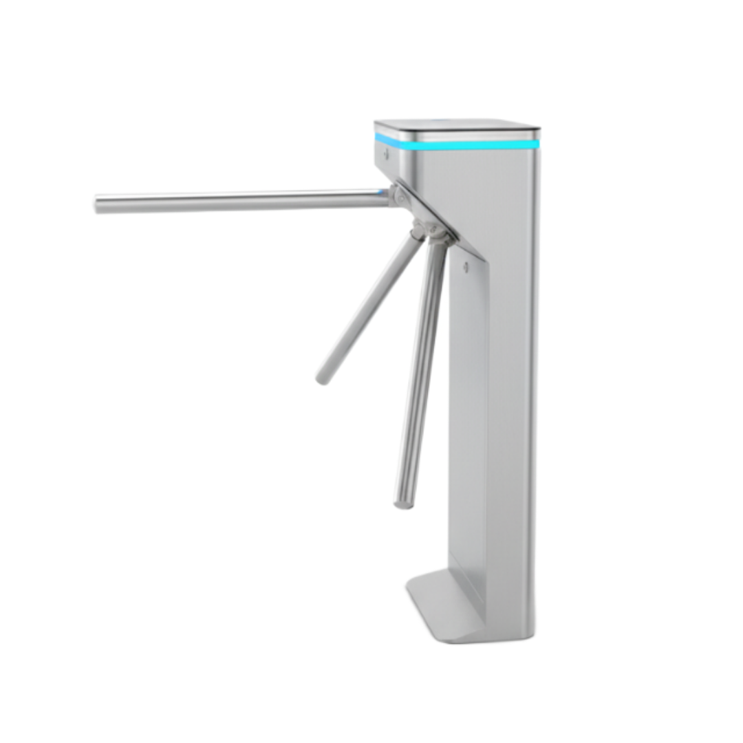 China Hydraulic Buffer Anti-Tailgating 304 Stainless Steel Tripod Turnstile Gate with 1.2mm Thickness for Indoor/Outdoor Use and Bi-directional Pass on sale