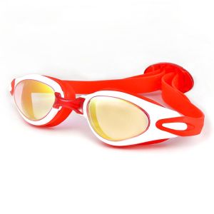 Oversize Colorful Kids Fog Free Swimming Goggle With Wide View