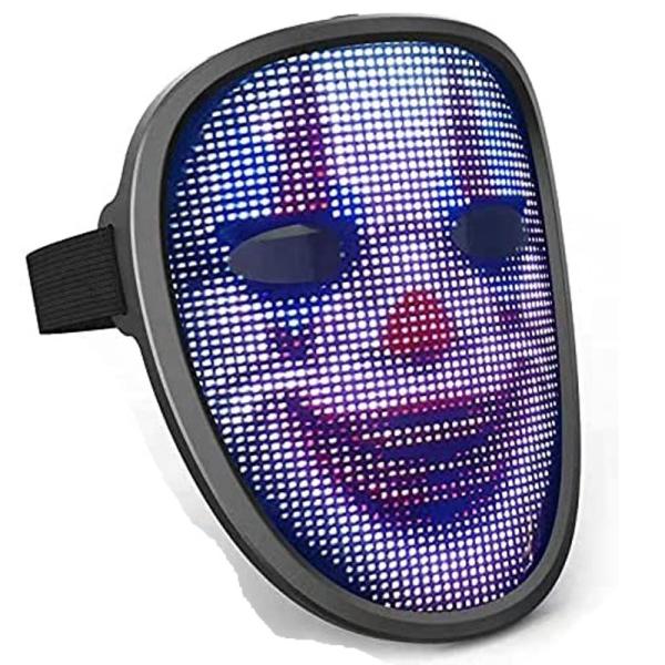 Quality Tiktok Explosive LED Full Face Changing Mask For Kids USB Rechargeable wholesale