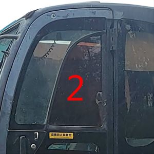 DOT KOBELCO Mini Digger Glass Replacement Left Side Position NO.2 Windshield
