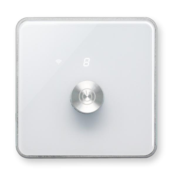 Quality ZigBee Dimmer Switch 1Gang With Knob & Level Displayectrical Power Touch Switch Panel wholesale