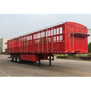 60t-70t Load Capacity Anton 2 3 Axle 4 Axle Fence Semi Trailer 13000*2500*3950mm