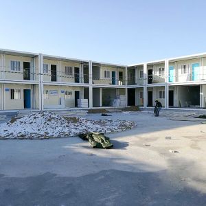 Flat Pack Prefab Cabin Container House , Anti Seismic Portable Container House