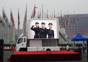 China Silent Mobile Truck Led Display Panel , Led Mobile Billboard Great Waterproof on sale