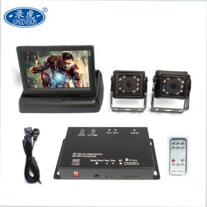Cheap Portable 2 Channel Car DVR / Remote Control Mobile Digital Video Recorder for sale