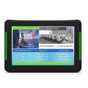 Wall Mount 10.1 Inch LCD Touch Screen POE Meeting Room Display