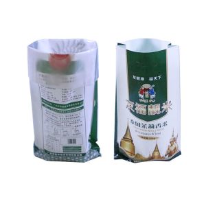 China 25 Kg PP Woven Bags For Rice , Bopp Laminated Polypropylene 25 Kilo Woven Sack on sale