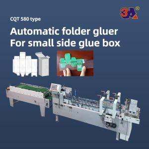 CQT-900type Automatic Folder Gluing Machine for Side Glue Straight Line Box