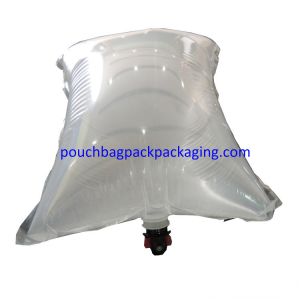 BIB big size transparent pouch with spout, bag in box, PA PE bag, crash proof