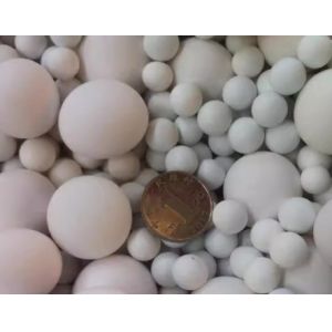 China Sintered Milling Ceramic Alumina Grinding Balls Media 1000kg/Pallet on sale