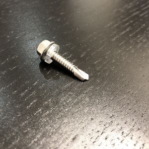 M5.5 SS 410 Galvanized Self Drilling Screws 38mm Hex Head Tek Screws With EPDM