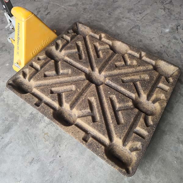 240 pcs/Day Biodegradable Bamboo Fiber Pallet Making Machine