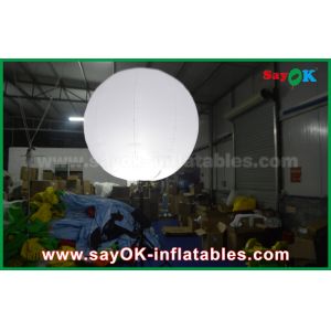 Cheap Custom 1.5m DIA Inflatable Lighting Decoration for Advertising , Stand Balloon With Tripod for sale