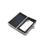 Charming Ring Clasp Rectangle Clutch Frame With Chain Loops