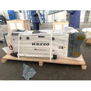 KS220 Silenced / Side / Top Type Hydraulic Breaker Hammer For Excavator