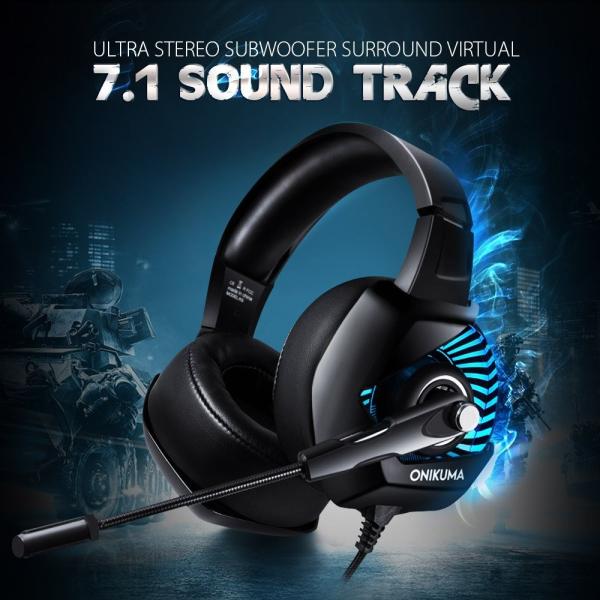 Bass DC5V 2.2m Onikuma K6 Gaming Headset For Computer