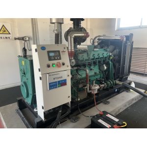 Electrical Start 60kw Water Cooled Natural Gas Generator Set 75kva by CNG PLG