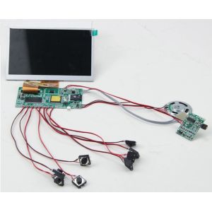 4.3/5/7/10.1 inch custom TFT LCD display video module with PCBA and control
