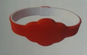 Cheap RFID Double Color Silicone Wristband for sale
