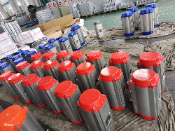 AT Series Pneumatic Actuator double effect single effect Attuatore pneumatico