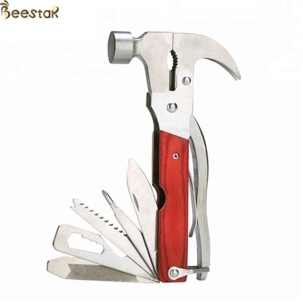 Quality Stainless Steel Claw Hammer Beekeeping Tools Multi Function 8oz Fiber wholesale