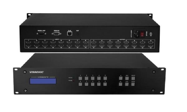 High Speed Switching UHD4Kx2K HDMI 16x16 Matrix Switcher With WEB GUI And IOS