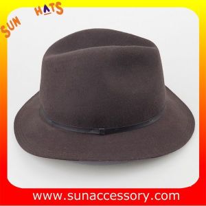 2042 Sun Accessory chocolate wool felt winter mid brim ladies hats ,Shopping