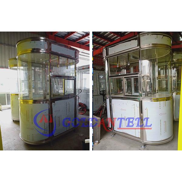 Flexible Layout Steel 40Ft Prefab Security Kiosk House