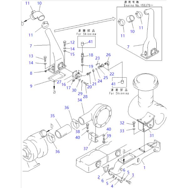 6691-11-4740 6691114740 Hose For KOMATSU Engines Spare Parts NT
